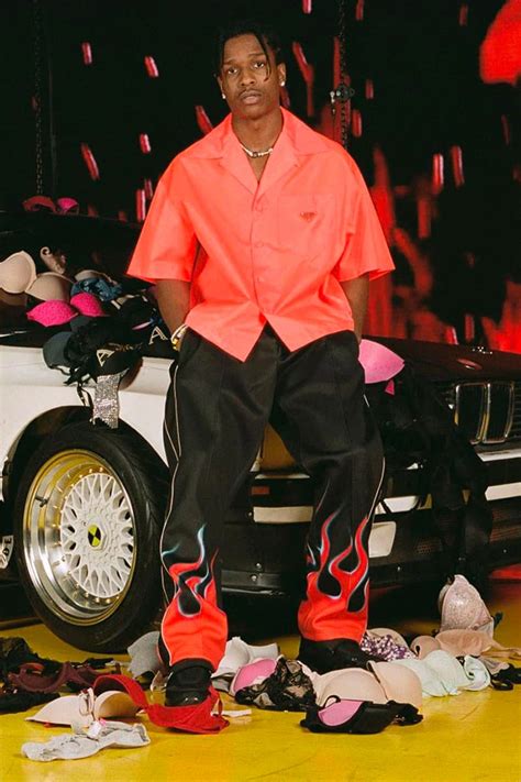 prada track pants asap rocky